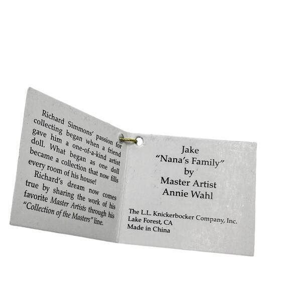 Vintage 2000 Richard Simmons Nana's Family Uncle Jake 11 inch Resin Doll - Picture 8 of 16